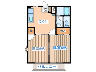 アーバンハイツタカハシの物件間取画像